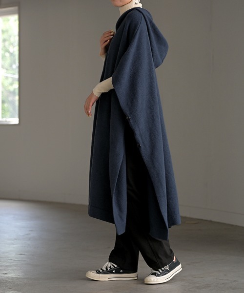 セール】フードニットポンチョ（ポンチョ）｜HUG.U（ハグユー）の