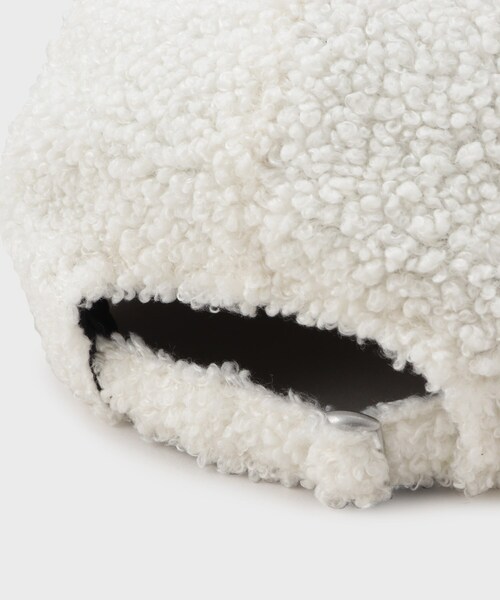 OPAQUE.CLIP(オペークドットクリップ)の「プードルボアキャップ(キャップ・レディース・オフホワイト/ブラック・00)」の7枚目の写真