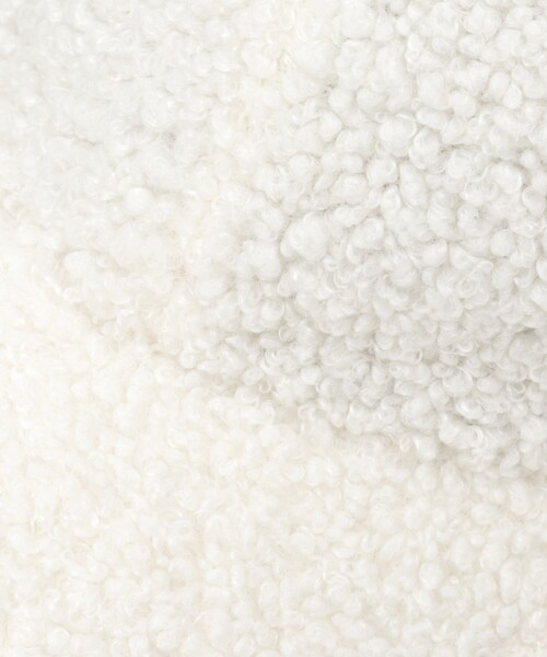 OPAQUE.CLIP(オペークドットクリップ)の「プードルボアキャップ(キャップ・レディース・オフホワイト/ブラック・00)」の8枚目の写真