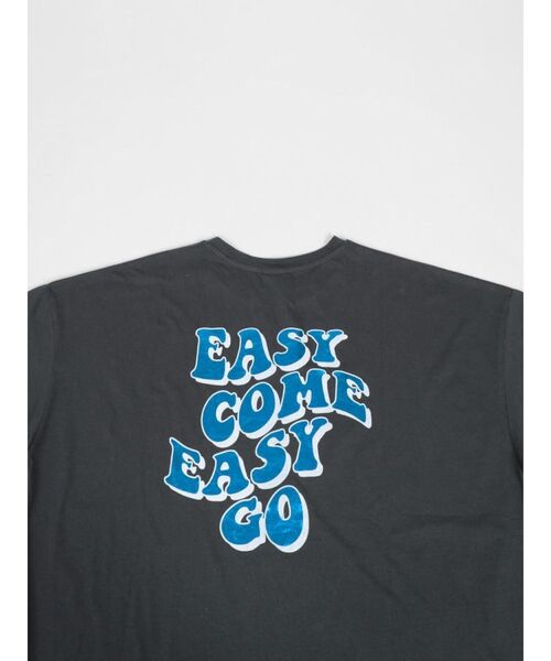 :ETHROF(イーサオブ)の「METALLIC BACK LOGO T-SHIRT(Tシャツ/カットソー・レディース・チャコール/ホワイト/ブルー・FREE)」の22枚目の写真