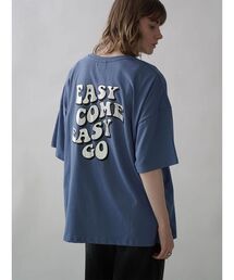 METALLIC BACK LOGO T-SHIRT