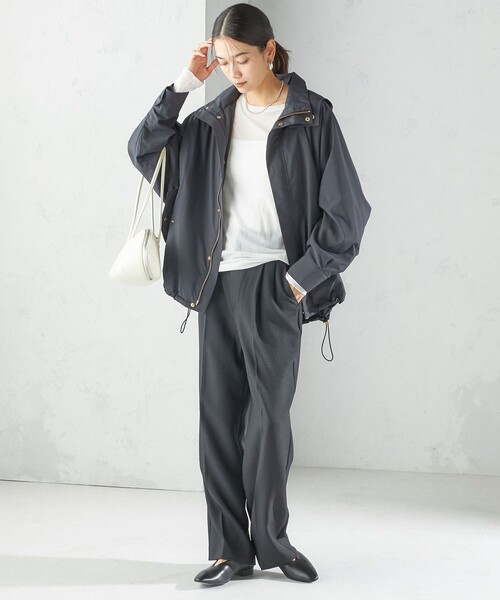 りん❗️エブール　ライトタフタジップアップブルゾン りん❗️エブール ライトタフタジップアップブルゾン ebure エブール