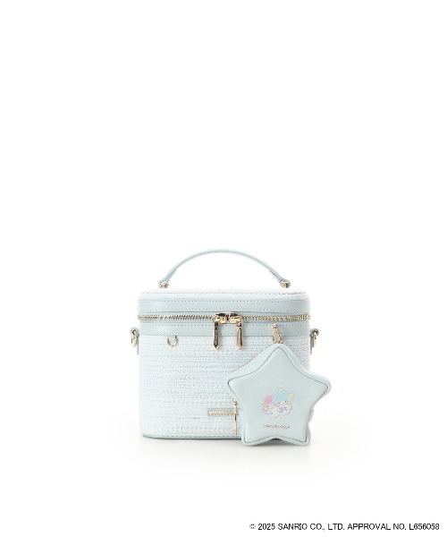 SAMANTHAVEGA（サマンサベガ）の「『リトルツインスターズ』（キキ＆ララ）バニティバッグ（ショルダーバッグ・レディース・ライトブルー/ピンク・FREE）」の3枚目の写真