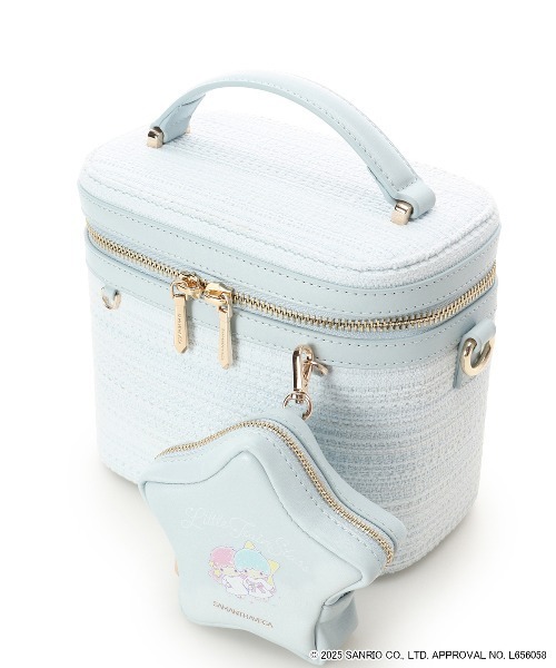 SAMANTHAVEGA（サマンサベガ）の「『リトルツインスターズ』（キキ＆ララ）バニティバッグ（ショルダーバッグ・レディース・ライトブルー/ピンク・FREE）」の5枚目の写真