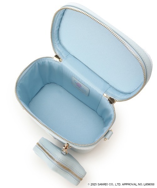 SAMANTHAVEGA（サマンサベガ）の「『リトルツインスターズ』（キキ＆ララ）バニティバッグ（ショルダーバッグ・レディース・ライトブルー/ピンク・FREE）」の8枚目の写真