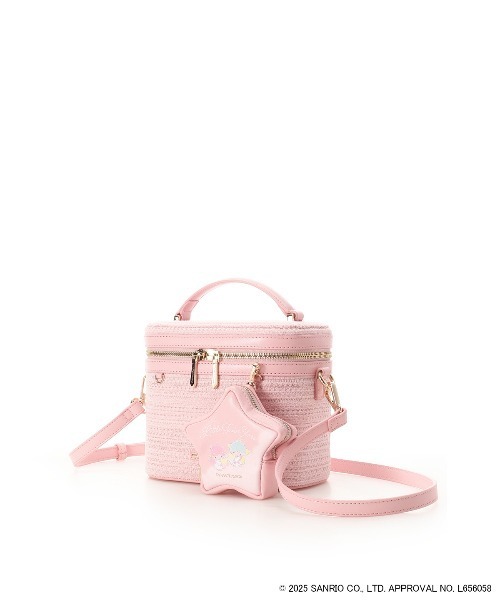 SAMANTHAVEGA（サマンサベガ）の「『リトルツインスターズ』（キキ＆ララ）バニティバッグ（ショルダーバッグ・レディース・ライトブルー/ピンク・FREE）」の11枚目の写真