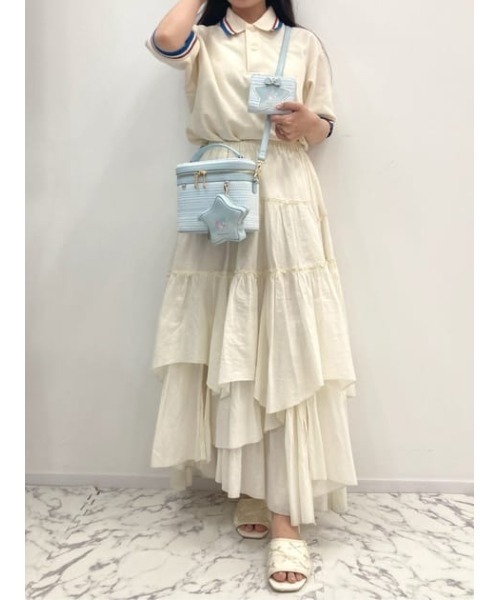 SAMANTHAVEGA（サマンサベガ）の「『リトルツインスターズ』（キキ＆ララ）バニティバッグ（ショルダーバッグ・レディース・ライトブルー/ピンク・FREE）」の18枚目の写真