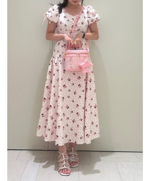 SAMANTHAVEGA（サマンサベガ）の「『リトルツインスターズ』（キキ＆ララ）バニティバッグ（ショルダーバッグ・レディース・ライトブルー/ピンク・FREE）」の19枚目の写真