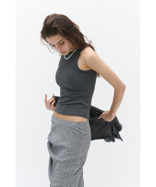 Lutim by u(ルチバイユー)の「Layered multi rib ensemble / レイヤードマルチリブアンサンブル(アンサンブル・レディース・ブラウン/チャコールグレー/オフホワイト/カーキ・FREE)」の19枚目の写真