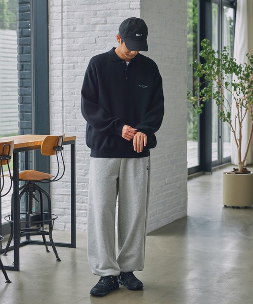 セットアップ対応】12ozヘビーウェイト裾ドローコード裏毛スウェット