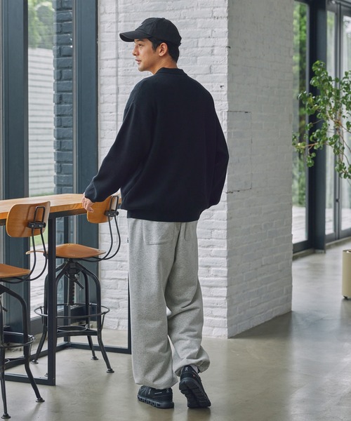 セットアップ対応】12ozヘビーウェイト裾ドローコード裏毛スウェット