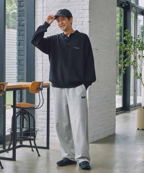 Eriko Katori スウェットパンツ ERiKOKATORi “wool sweat wide pants“(brown) – lillt-store