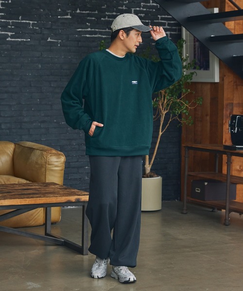 セットアップ対応】12ozヘビーウェイト裾ドローコード裏毛スウェット