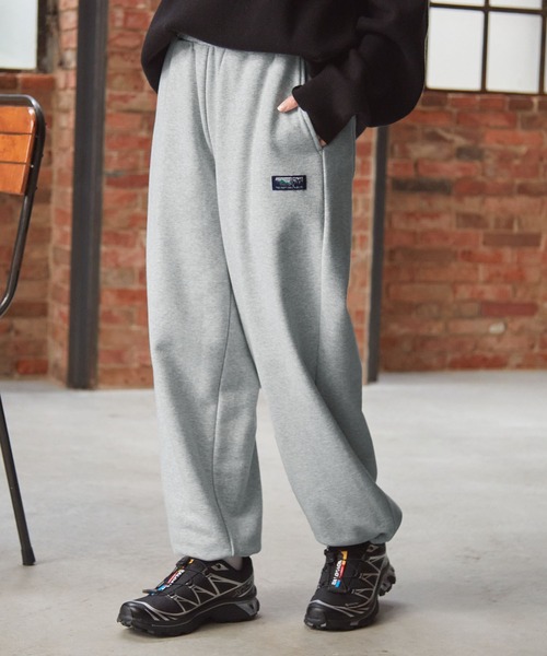 セットアップ対応】12ozヘビーウェイト裾ドローコード裏毛スウェット