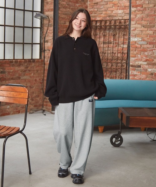 セットアップ対応】12ozヘビーウェイト裾ドローコード裏毛スウェット
