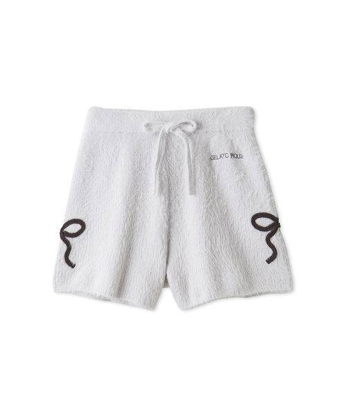 リボンフェザーショートパンツ（ルームウェア/パジャマ）｜gelato