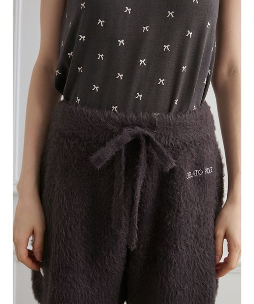 リボンフェザーショートパンツ（ルームウェア/パジャマ）｜gelato