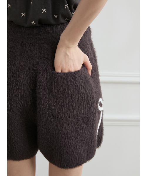 【新品】gelato pique リボンニットルームウェア リボンフェザーロンパース(ワンピース)｜ルームウェア・パジャマ