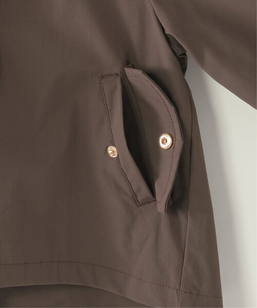 ikka（イッカ）の「【親子コーデ】ピケ比翼フレアマンパジャケット（110~160cm）（ブルゾン・キッズ・アイボリー/ブラウン・S/M/L/XL/XS）」の18枚目の写真