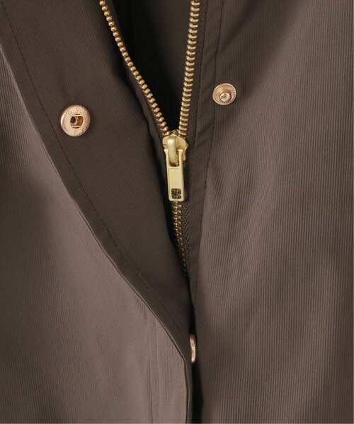 ikka（イッカ）の「【親子コーデ】ピケ比翼フレアマンパジャケット（110~160cm）（ブルゾン・キッズ・アイボリー/ブラウン・S/M/L/XL/XS）」の20枚目の写真