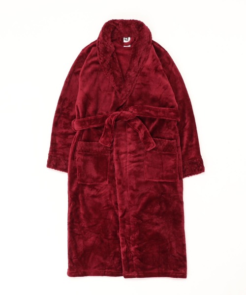 ARCADE（アーケード）の「ベルベット生地 バスローブ ガウン ルームウェア 【-ARCADE Limited Line-】（ガウン/バスローブ・メンズ・ネイビー/ホワイト/ワイン/グレー・M/L/XL）」の9枚目の写真