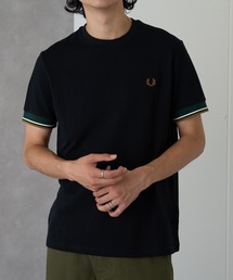 FRED PERRY（フレッドペリー）の「【FRED PERRY】TWIN TIPPED CUFF T-SHIRT M2396（Tシャツ/カットソー）」