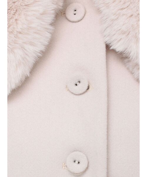 フェイクファーカラージャケット（その他アウター）｜EATME