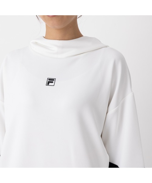 FILA(フィラ)の「HOODIE(パーカー・レディース・杢グレー/ホワイト/ピンク・M/L/XL)」の5枚目の写真