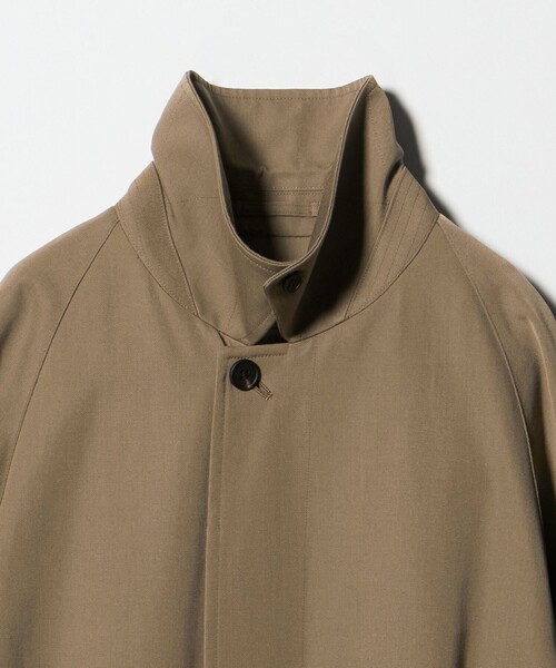UNITED ARROWS(ユナイテッドアローズ)の「ウール コットン ギャバジン ベルテッド バルマカーンコート 撥水(ステンカラーコート・メンズ・ベージュ・46/48/50)」の9枚目の写真