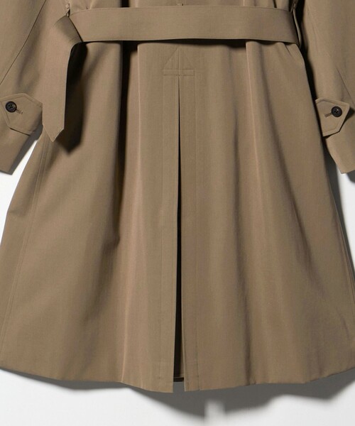 UNITED ARROWS(ユナイテッドアローズ)の「ウール コットン ギャバジン ベルテッド バルマカーンコート 撥水(ステンカラーコート・メンズ・ベージュ・46/48/50)」の11枚目の写真