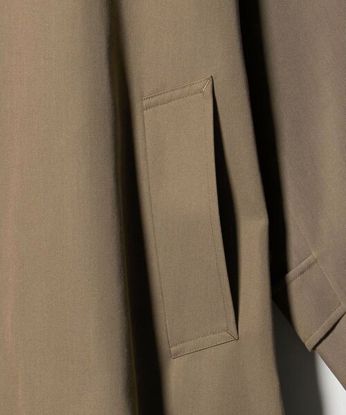 UNITED ARROWS(ユナイテッドアローズ)の「ウール コットン ギャバジン ベルテッド バルマカーンコート 撥水(ステンカラーコート・メンズ・ベージュ・46/48/50)」の12枚目の写真