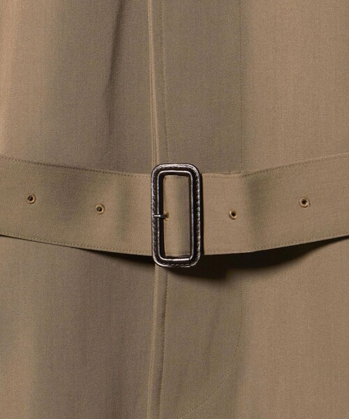 UNITED ARROWS(ユナイテッドアローズ)の「ウール コットン ギャバジン ベルテッド バルマカーンコート 撥水(ステンカラーコート・メンズ・ベージュ・46/48/50)」の13枚目の写真
