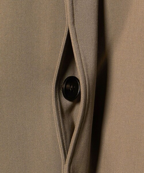 UNITED ARROWS(ユナイテッドアローズ)の「ウール コットン ギャバジン ベルテッド バルマカーンコート 撥水(ステンカラーコート・メンズ・ベージュ・46/48/50)」の14枚目の写真