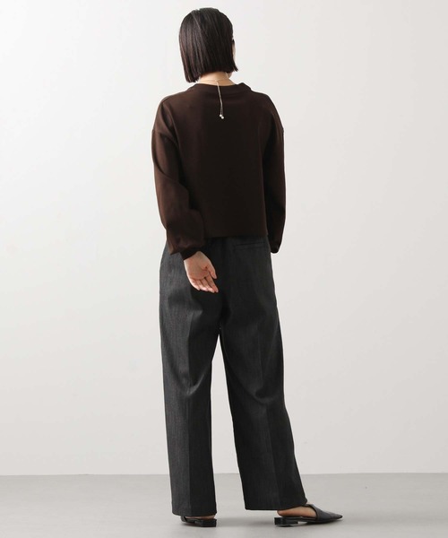 anana（アナナ）の「ショートパフロンＴ（Tシャツ/カットソー・レディース・オフホワイト/ブラウン・FREE）」の12枚目の写真