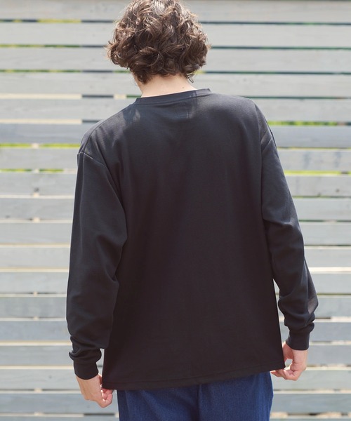 COBMASTER（コブマスター）の「COBMASTER/コブマスター　CVC鹿の子 ワッペンポケット L/STEE（Tシャツ/カットソー・メンズ・ブルーグリーン/ブラック/パープル・LARGE/X-LARGE/MEDIUM）」の14枚目の写真