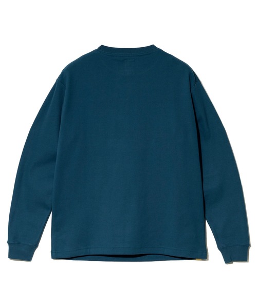 COBMASTER（コブマスター）の「COBMASTER/コブマスター　CVC鹿の子 ワッペンポケット L/STEE（Tシャツ/カットソー・メンズ・ブルーグリーン/ブラック/パープル・LARGE/X-LARGE/MEDIUM）」の4枚目の写真