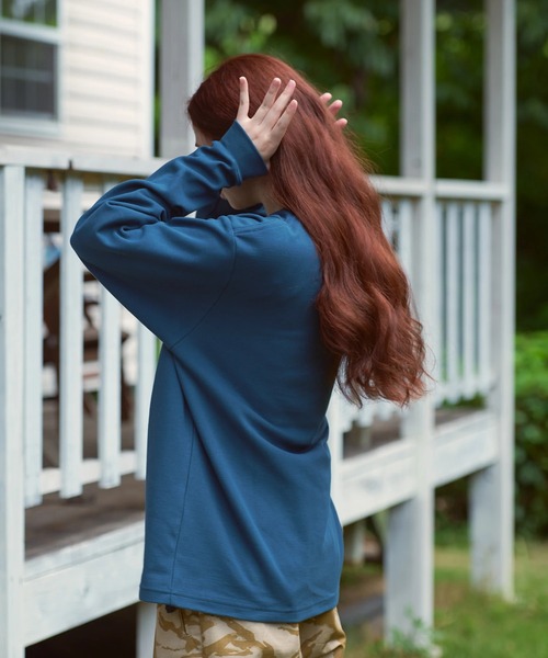 COBMASTER（コブマスター）の「COBMASTER/コブマスター　CVC鹿の子 ワッペンポケット L/STEE（Tシャツ/カットソー・メンズ・ブルーグリーン/ブラック/パープル・LARGE/X-LARGE/MEDIUM）」の6枚目の写真