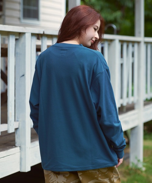 COBMASTER（コブマスター）の「COBMASTER/コブマスター　CVC鹿の子 ワッペンポケット L/STEE（Tシャツ/カットソー・メンズ・ブルーグリーン/ブラック/パープル・LARGE/X-LARGE/MEDIUM）」の7枚目の写真