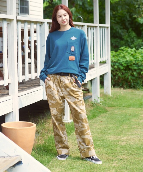 COBMASTER（コブマスター）の「COBMASTER/コブマスター　CVC鹿の子 ワッペンポケット L/STEE（Tシャツ/カットソー・メンズ・ブルーグリーン/ブラック/パープル・LARGE/X-LARGE/MEDIUM）」の8枚目の写真