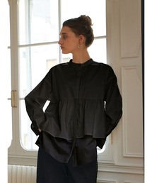 Brown&Street（ブラウンアンドストリート）の「プレーンティアードシャツ（シャツ/ブラウス）」