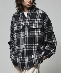 FREAK'S STORE(t[NXXgA)̌WJ Relax Fit bNXtBbg wr[l `FbN Vc/CPOVc(Vc/uEX)