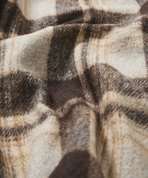 FREAK'S STORE(フリークスストア)の「限定展開 Relax Fit リラックスフィット ヘビーネル チェック シャツ(シャツ/ブラウス・メンズ・ブラウン/ネイビー/グリーン/ブラック・LARGE/MEDIUM/SMALL)」の18枚目の写真