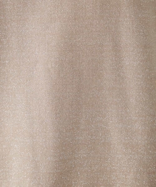 a.v.v（アーヴェヴェ）の「ラメ裏毛プルオーバー（スウェット・レディース・チャコールグレー/モカ・40/38/36）」の18枚目の写真