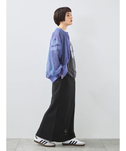 SM2（エスエムツー）の「刺繍ロゴシアーカーディガン（カーディガン/ボレロ・レディース・チャコールグレー/ブルー/ベージュ/ブラウン・F）」の21枚目の写真