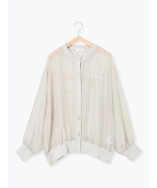 SM2（エスエムツー）の「刺繍ロゴシアーカーディガン（カーディガン/ボレロ・レディース・チャコールグレー/ブルー/ベージュ/ブラウン・F）」の8枚目の写真