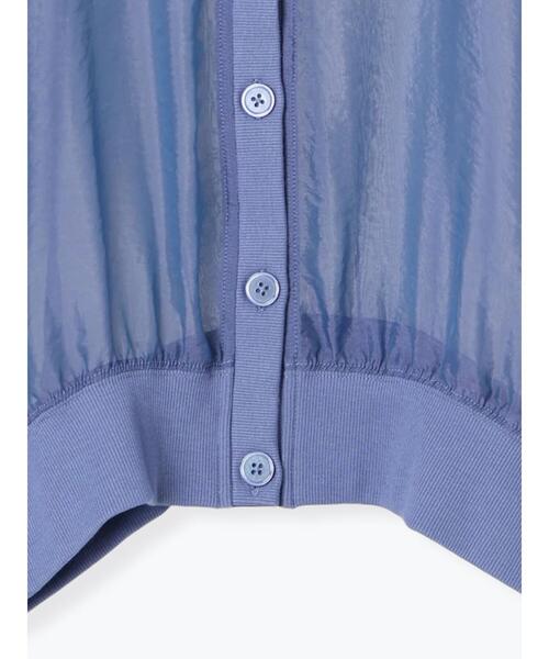 SM2（エスエムツー）の「刺繍ロゴシアーカーディガン（カーディガン/ボレロ・レディース・チャコールグレー/ブルー/ベージュ/ブラウン・F）」の14枚目の写真