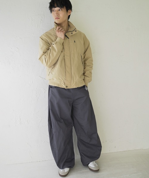 Beno（ビーノ）の「ワイドカーブパンツ チノパン（チノパンツ・メンズ・キナリ/ベージュ/ネイビー/ライトグレー/チャコールグレー/ブラック/カーキ・MEDIUM/LARGE/X-LARGE）」の16枚目の写真