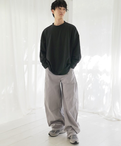 Beno（ビーノ）の「ワイドカーブパンツ チノパン（チノパンツ・メンズ・キナリ/ベージュ/ネイビー/ライトグレー/チャコールグレー/ブラック/カーキ・MEDIUM/LARGE/X-LARGE）」の20枚目の写真