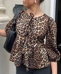 CELENA BEATS（セレナビーツ）の「リボン結びペプラムブラウス ボリューム袖トップス（シャツ/ブラウス）」