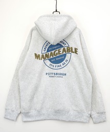 Burner | 【GROOVY STORE】ワイドシルエット レトロデザイン裏起毛ZIPパーカー 韓国系(パーカー)